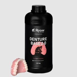 Rodin™ Denture Base 2.0 3D Printing Resin, Original Pink, 1 kg Bottle, 23860 thumbnail 4