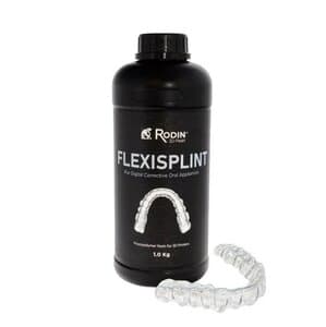 Rodin FlexiSplint 3D Printing Resin, Soft, Translucent, 1 kg Bottle, #23866 thumbnail 4