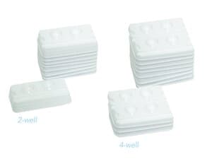 Pac-Dent Disposable Mixing Wells, 4-Well, 200/Pk, 906 thumbnail 3