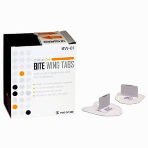 Pac-Dent Stick-On Bite Wing Tabs, Self-Adhesive, 500/Box, CP001/BW-01 thumbnail 2
