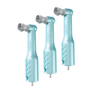 Pac-Dent Mini 90 Sterile Disposable Prophy Angles, 90° Angle, Gray Soft Cup, Turquoise, Latex-Free, 144/Box, S163-90-144 thumbnail 7