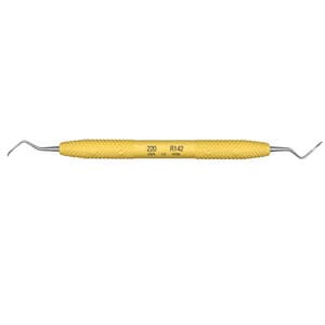 PDT Cruise 220 Posterior Sickle Scaler, Double-Ended, 3/8" Resin Handle, Sunshine Yellow, R142 thumbnail 7