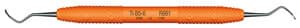 Wingrove Titanium Implant Scaler, Double-Ended, Barnhart 5/6, Orange Resin Handle, 1/Pk, R661 thumbnail 7
