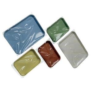 Pinnacle Tray Sleeve, Size E, 11-1/2" x 16", Clear Plastic, Fits Midwest & Weber Trays, 500/Box, 3200-E thumbnail 11