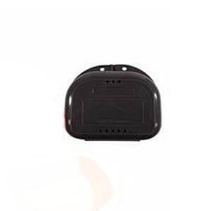 Plasdent Standard Retainer Box, Black, Plastic with Hinged Lid, 3"W x 2-1/2"L x 1"H, 12/Box, 200RT11 thumbnail 3