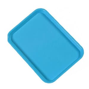 Plasdent Set-Up Plastic Flat Tray, Size B (Ritter), Neon Blue, 13-1/2" x 9-5/8" x 7/8", 1/Pk, 300BFS-2 thumbnail 7