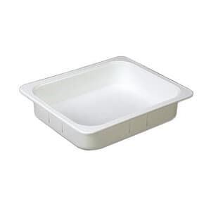 Plasdent Operation Tub, White, 9-3/8" x 11-1/2" x 2-5/8" with 3/4" Lip, 500TB-1 thumbnail 7