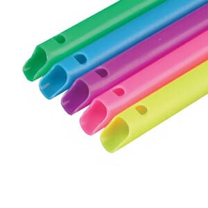 Plasdent Hi-Vac High-Volume Evacuator Tips, Combo Vented/Non-Vented, Assorted Colors, 100/Pk, 8008C thumbnail 9