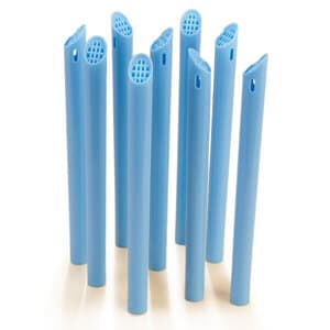 Plasdent Screen-Vent Oral Evacuator HVE Tip, Blue, 6" Long, 100/Bag, 8058 thumbnail 5