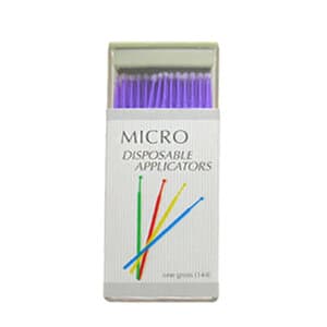 Plasdent Micro Applicators, Purple, Standard, 144/Box, 8202-10N thumbnail 2