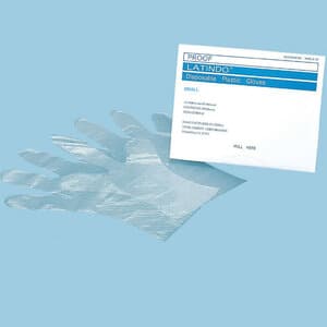 Latindo Disposable Plastic Overgloves, Small, Clear, 100/Box, 900LX-S thumbnail 4