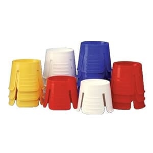 Plasdent Dapdish Disposable Dappen Dishes, Assorted Colors (White, Blue, Yellow, Red), 200/Box, 901DD thumbnail 3