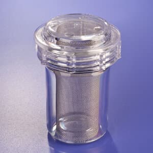 Plasdent DC8-2350 Disposable Evacuation Canisters, 3-1/2"W x 4-3/8"H, Fine Mesh, Threads-Internal, 8/Box thumbnail 6