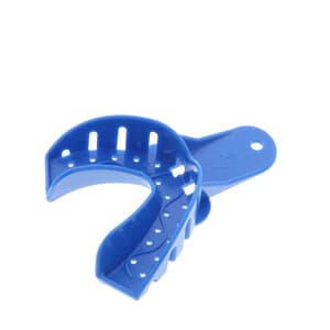 Excellent-Colors Ortho Impression Trays, Child, Lower #3, Large, Blue, Perforated, Disposable, 25/Pk, ITO-3L thumbnail 9