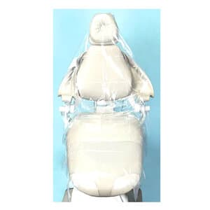 Plasdent Full Plastic Dental Chair Cover Sleeves, Clear, 33" x 54", 200/Pk, PS105 thumbnail 13