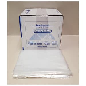 Plasdent Half Chair Covers, Clear Plastic, 27.5" x 24", 225/Box, PS3800 thumbnail 10