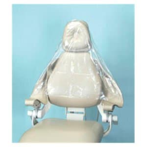 Plasdent Wide Half Chair Cover, Clear Plastic, 32" x 32", 200/Box, PS3825 thumbnail 13
