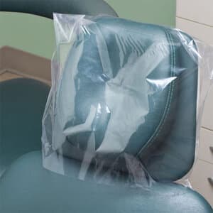 Plasdent Disposable Headrest Covers, Clear Plastic, Pleated, 11" x 9-1/2", 250/Bx, PS650 thumbnail 7
