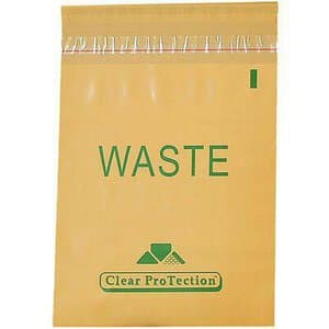 Plasdent Utility Stick-On Waste Bags, 9" x 10", Beige, 200/Pk, PS880 thumbnail 6