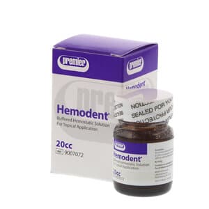 Hemodent Topical Hemostatic Solution, Buffered Aluminum Chloride, Epinephrine-Free, 20 cc Bottle, 9007072 thumbnail 11
