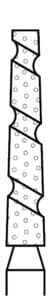 Two Striper TS2000 Diamond Bur, FG, Flat-End Taper, #2001.9, Coarse, Green, 5/Pk, 2000019 thumbnail 7