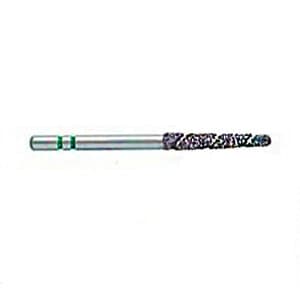 Two Striper TS2000 Diamond Bur, FG, Round-End Taper, #2005.8, Coarse, Green, 1.8 mm Major/1.3 mm Minor Diameter, 8 mm Length, 5/Pk, 2000058 thumbnail 7