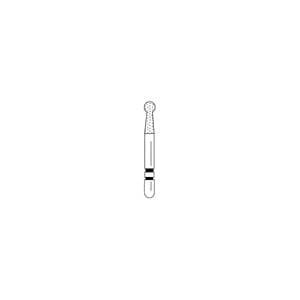 Two Striper TSZtech Diamond Bur, Friction Grip, Round #125NZX, ZX Grit, 3/Pk, 2013684 thumbnail 7