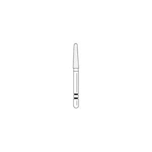 Two Striper® TSZtech™ Diamond Bur, Friction Grip, L770.8ZX Round-End Taper, ZX Grit, Long Shank, 3/Pk, 2013686 thumbnail 7