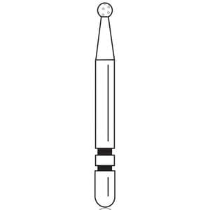 Two Striper Diamond Burs, FG, Round, #115, 1.2 mm, Coarse, Green, 5/Pk, 2015003 thumbnail 10