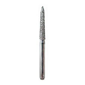 Two Striper Diamond Bur, FG, Cone, #209.10, Fine, Red, 2.3 mm Major/0.5 mm Minor Diameter, 10 mm Length, 5/Pk, 2015047 thumbnail 7