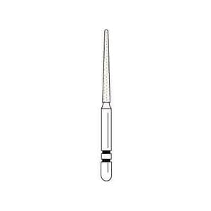 Two Striper Diamond Bur, FG, Cone, 797.11F, Fine, Red, 1.2 mm, 5/Pk, 2015049 thumbnail 7