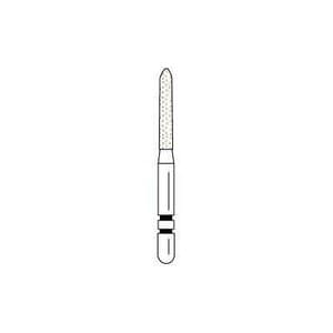 Two Striper Diamond Bur, FG, Bevel-End Cylinder, 251.8F, 1.2 mm Major/0.4 mm Minor Diameter, 8 mm Length, Fine, Red, 5/Pk, 2015089 thumbnail 7