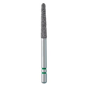 Two Striper Diamond Bur, FG, Flame, #265.8C, Coarse, Green, 1.4 mm Major Diameter, 5/Pk, 2015131 thumbnail 7