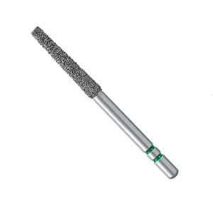 Two Striper Diamond Bur, FG, Flat-End Taper, #724.10C, 2.1 mm Major/1.5 mm Minor Diameter, Coarse, Green, 5/Pk, 2015260 thumbnail 7