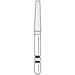 Two Striper Diamond Bur, FG, Flat-End Taper, 703.8F, Fine, Red, 1.8 mm Major Diameter, 5/Pk, 2015375 thumbnail 7