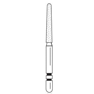 Two Striper Diamond Bur, FG, Round-End Taper, #782.10F, Fine, Red, 1.6 mm Major/1.1 mm Minor Diameter, 5/Pk, 2015435 thumbnail 11