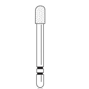 Two Striper Diamond Bur, FG, Round-End Taper, 776.4C, Coarse, Green, 2.6 mm Major/2.1 mm Minor Diameter, 4 mm Length, 5/Pk, 2015461 thumbnail 7