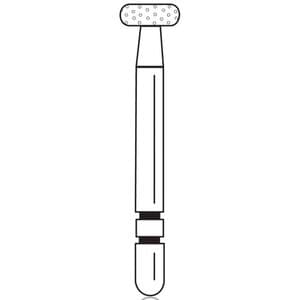 Two Striper Diamond Burs, FG, Wheel, 860C, 3.5 mm, Coarse, Green, 5/Pk, 2015543 thumbnail 7