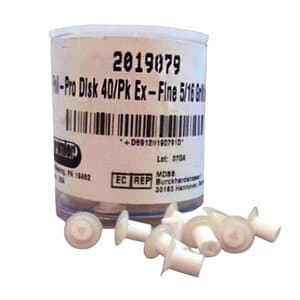 Premier Poli-Pro Disc Composite Polishers, Refill, Extra-Fine, Double-Sided Grit, 5/16" (8mm), White, 40/Pk, #2019079 thumbnail 10