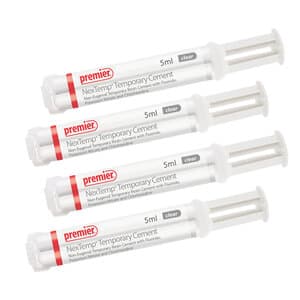 NexTemp® Clear Temporary Cement Bulk Kit, Non-Eugenol Resin, 5 ml Automix Syringes, 4/Pkg, 3001473 thumbnail 7