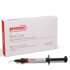 BioCoat Bioactive Resin Pit & Fissure Sealant, Standard Pack, 1.2 ml Syringe, White, 5 Applicator Tips, #3001530 thumbnail 7