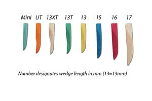 Sycamore Wood Wedges, #13T, Thin, Green, 400/Pk, 9061101 thumbnail 14