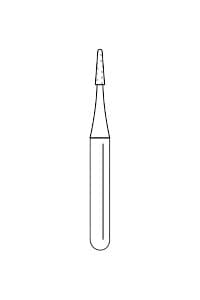 Premier Solo Diamond Single-Use FG Bur, Pit & Fissure #1300FS, Fine Grit, 0.8 mm Diameter, 3.0 mm Length, Red Ring, 25/Pk, 8889MFS thumbnail 11