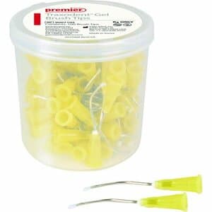 Traxodent Gel Brush Tips, Pre-Bent 19 Gauge, Luer-Lock, 100/Pk, 9007105 thumbnail 7