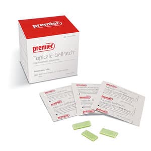 Topicale GelPatch Topical Anesthetic Patch, Mint, 18% Benzocaine, 25/Box, 9007149 thumbnail 11