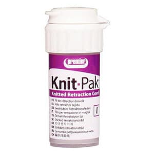 Knit-Pak Knitted Retraction Cord, Plain (Non-Impregnated), Size #0, Purple, 100", 1/Pk, 9007553 thumbnail 11