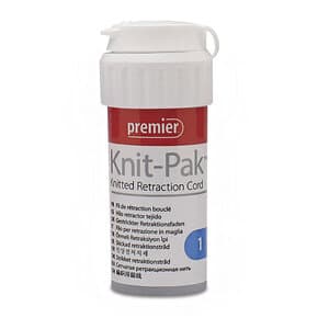 Knit-Pak Knitted Gingival Retraction Cord, Plain, Non-Impregnated, Size #1, Blue, 100", 1/Pk, 9007554 thumbnail 11