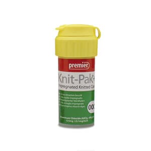 Knit-Pak+ Impregnated Knitted Retraction Cord, Aluminum Chloride, Size 000, Dark Green, 100" (254 cm), 9007561 thumbnail 7