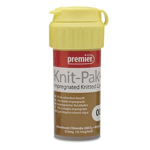 Knit-Pak+ Impregnated Knitted Gingival Retraction Cord, Aluminum Chloride, Size 00, Brown, 100" (254 cm), 1/Pk, 9007562 thumbnail 11