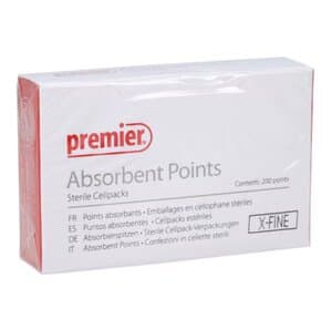 Premier Absorbent Paper Points, X-Fine, Sterile, White, 200/Box, 9055102 thumbnail 6